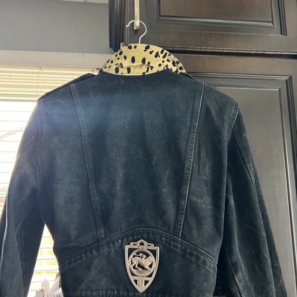 Vintage 80’s Small Santana Jean Denim Jacket - Picture 2 of 6